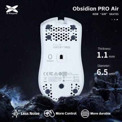 X-Raypad Obsidian Pro Air Mouse Feets – Universal Dots