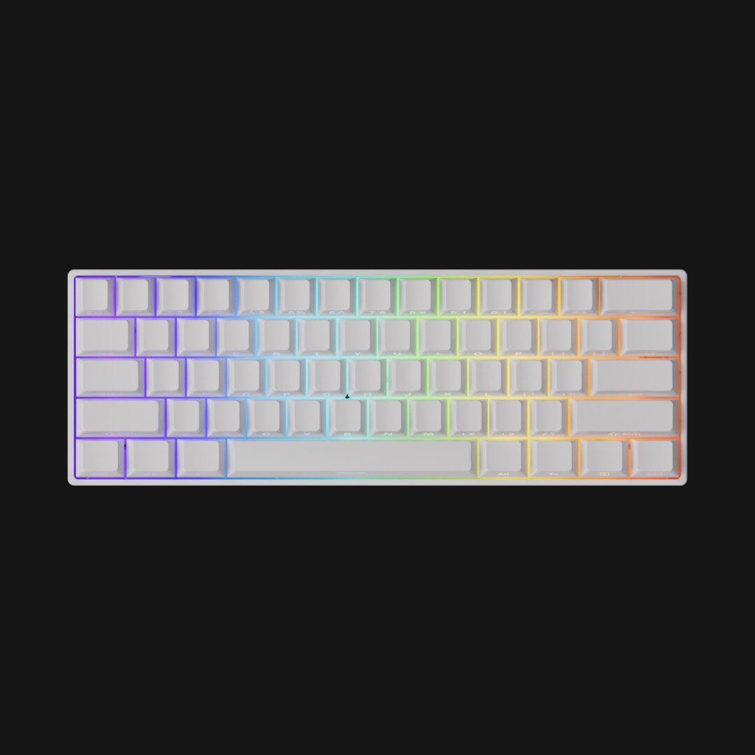 AKKO Monsgeek FUN60 PRO White ANSI Wired Magnetic Keyboard 8K ARGB HE 0.01mm