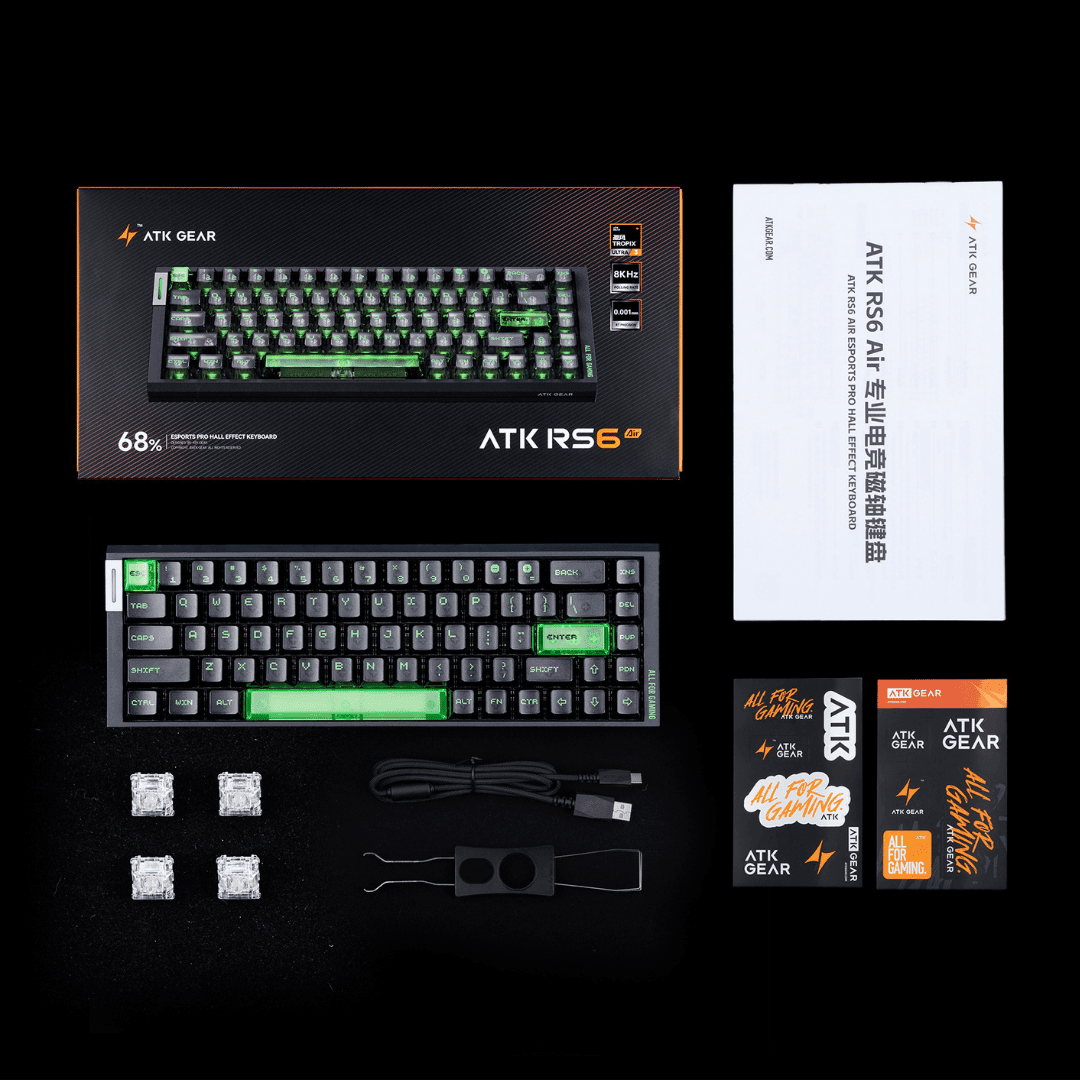 ATK RS6 Air Teclado Magnético HE Esports – 65%, 8K Hz, Rapid Trigger 0.001mm - Image 11
