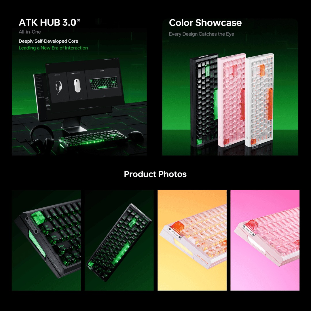 ATK RS6 Air Teclado Magnético HE Esports – 65%, 8K Hz, Rapid Trigger 0.001mm - Image 10