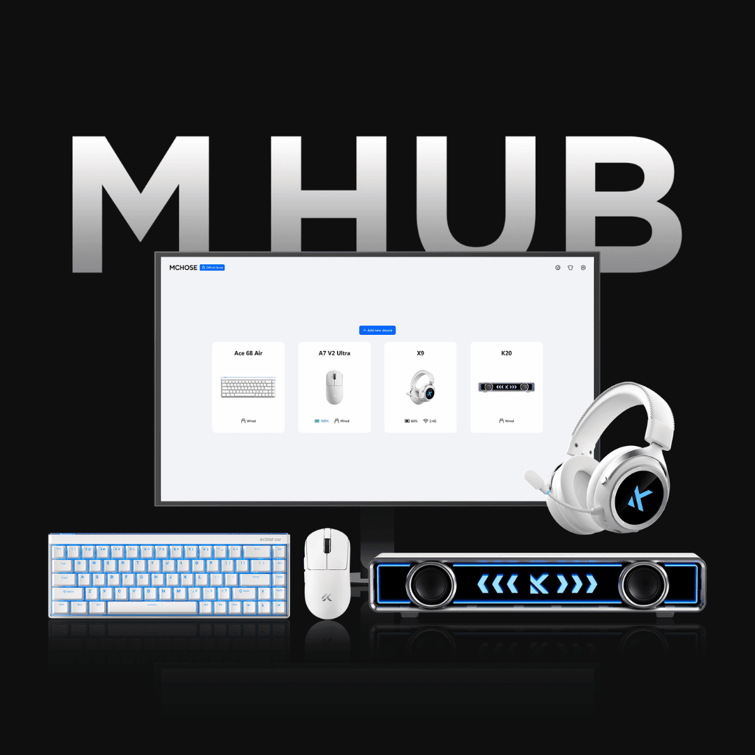 MCHOSE A7 V2 Pro Rato Gaming Sem Fios – 59g, PAW3395, Compatível 8K - Image 6