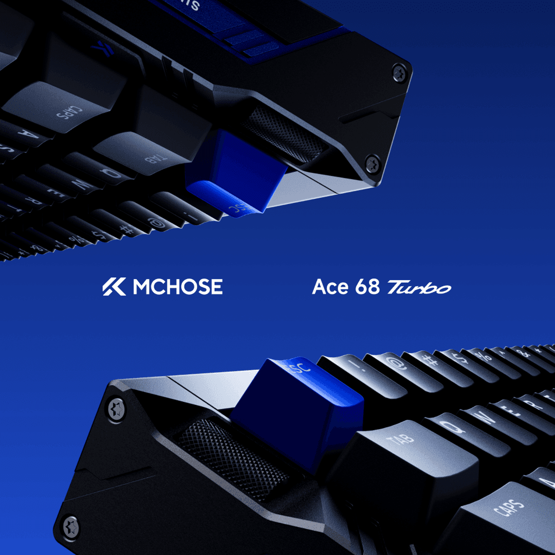 MCHOSE Ace 68 Turbo: Aluminum HE Keyboard - 65%, 16k Hz, Full CNC Structure - Image 4