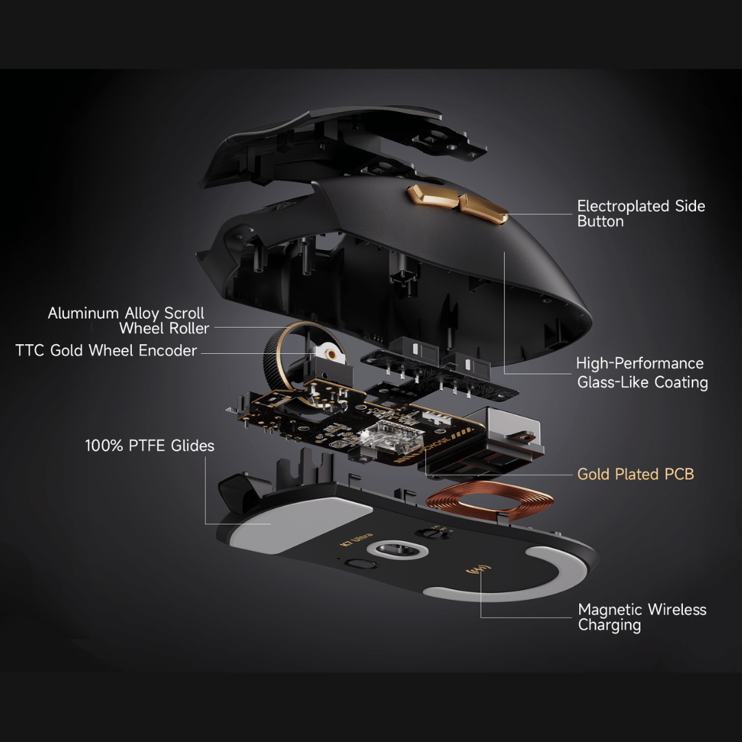 MCHOSE K7 Ultra S Wireless Gaming Mouse - 59g, 8K Hz, PAW3950 - Image 6